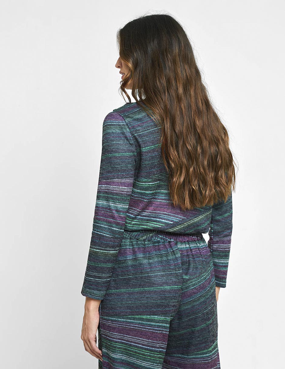 Blusa Valeria By Trucco manga larga para mujer