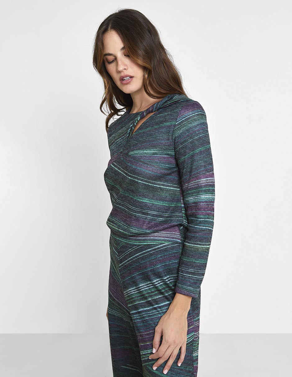 Blusa Valeria By Trucco manga larga para mujer