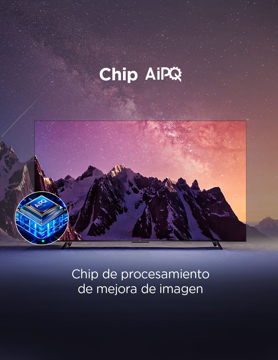 Pantalla qled de 43 pulgadas 4k/uhd 43q6k con google tv 10
