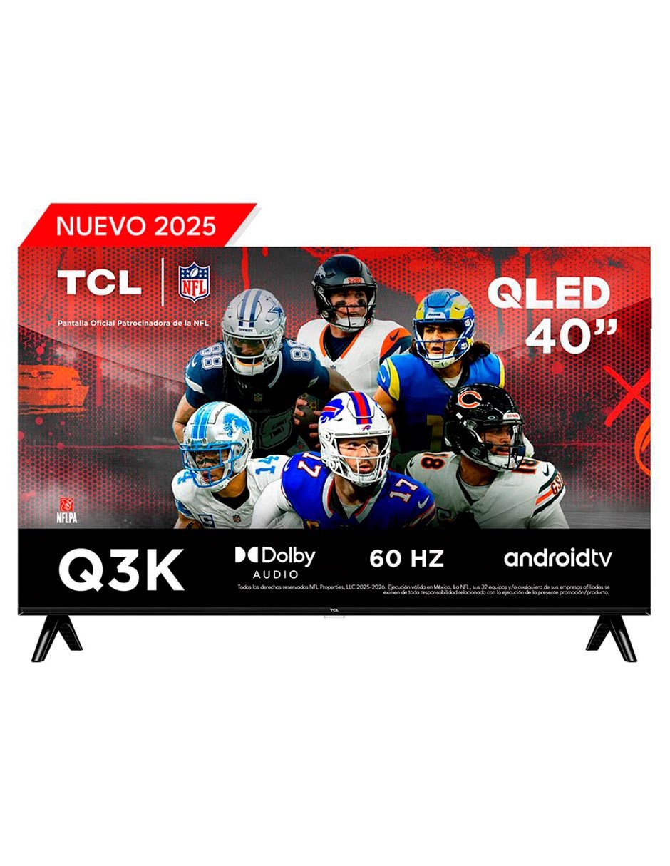 Pantalla Tcl QLED de 40 pulgadas Full HD 40Q3K con Android TV