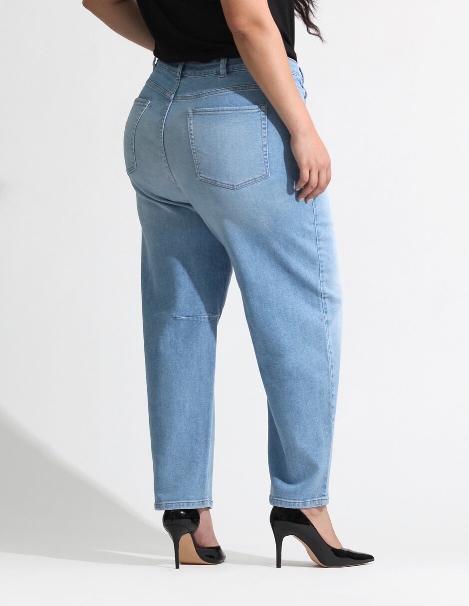 Jeans Oh Pomp corte cintura alta para mujer