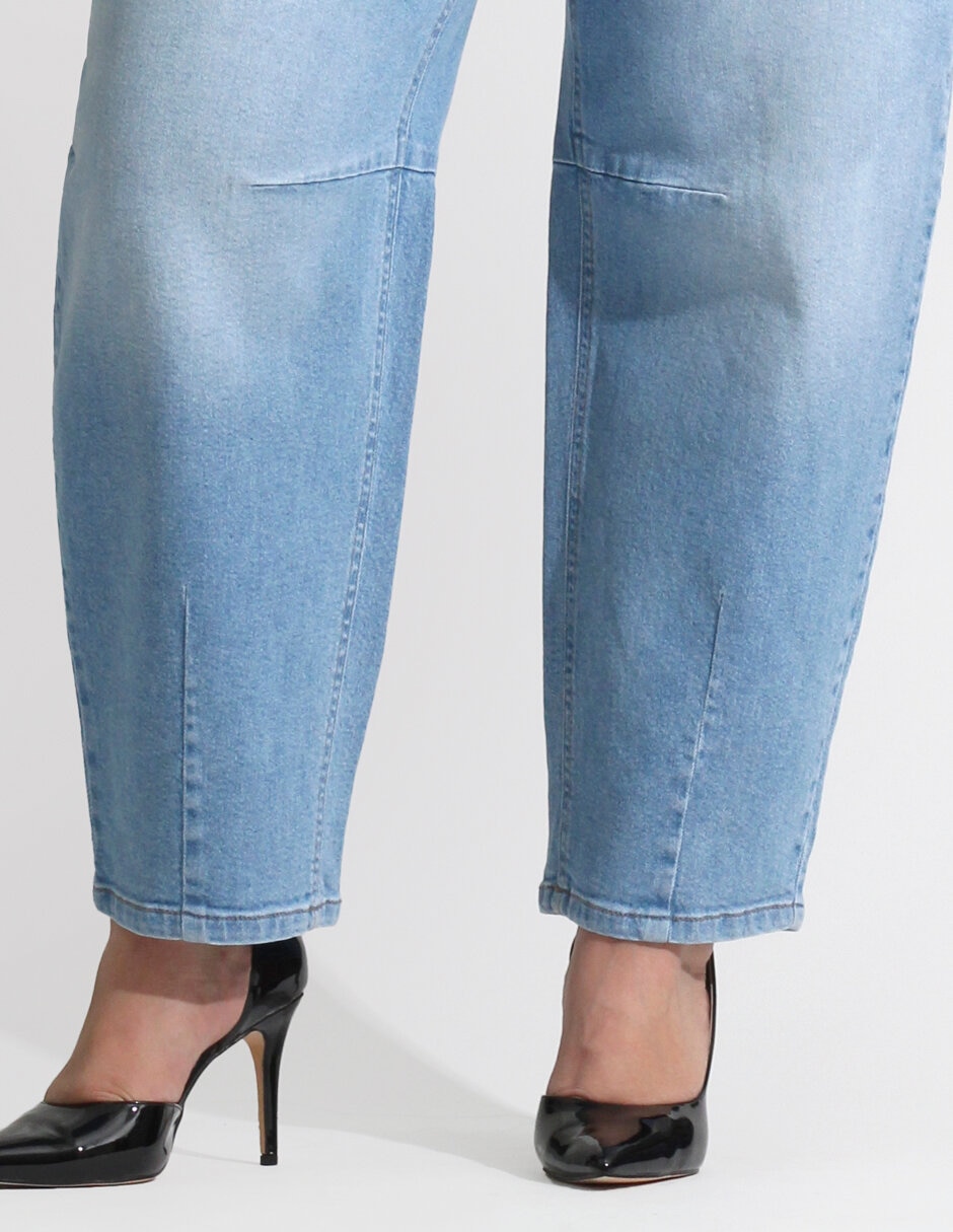 Jeans Oh Pomp corte cintura alta para mujer