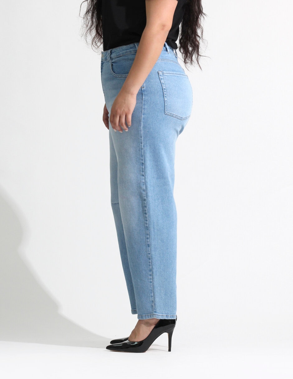 Jeans Oh Pomp corte cintura alta para mujer