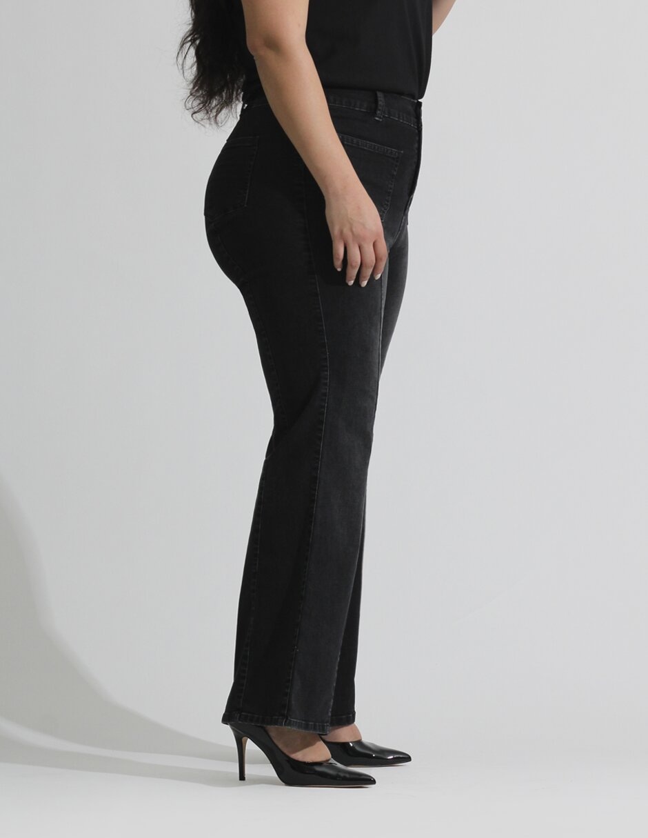 Jeans flare Oh Pomp corte cintura para mujer