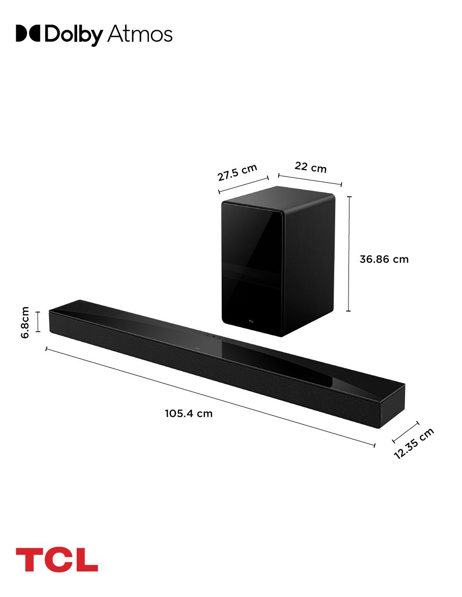 Barra de sonido Q75H con subwoofer 13