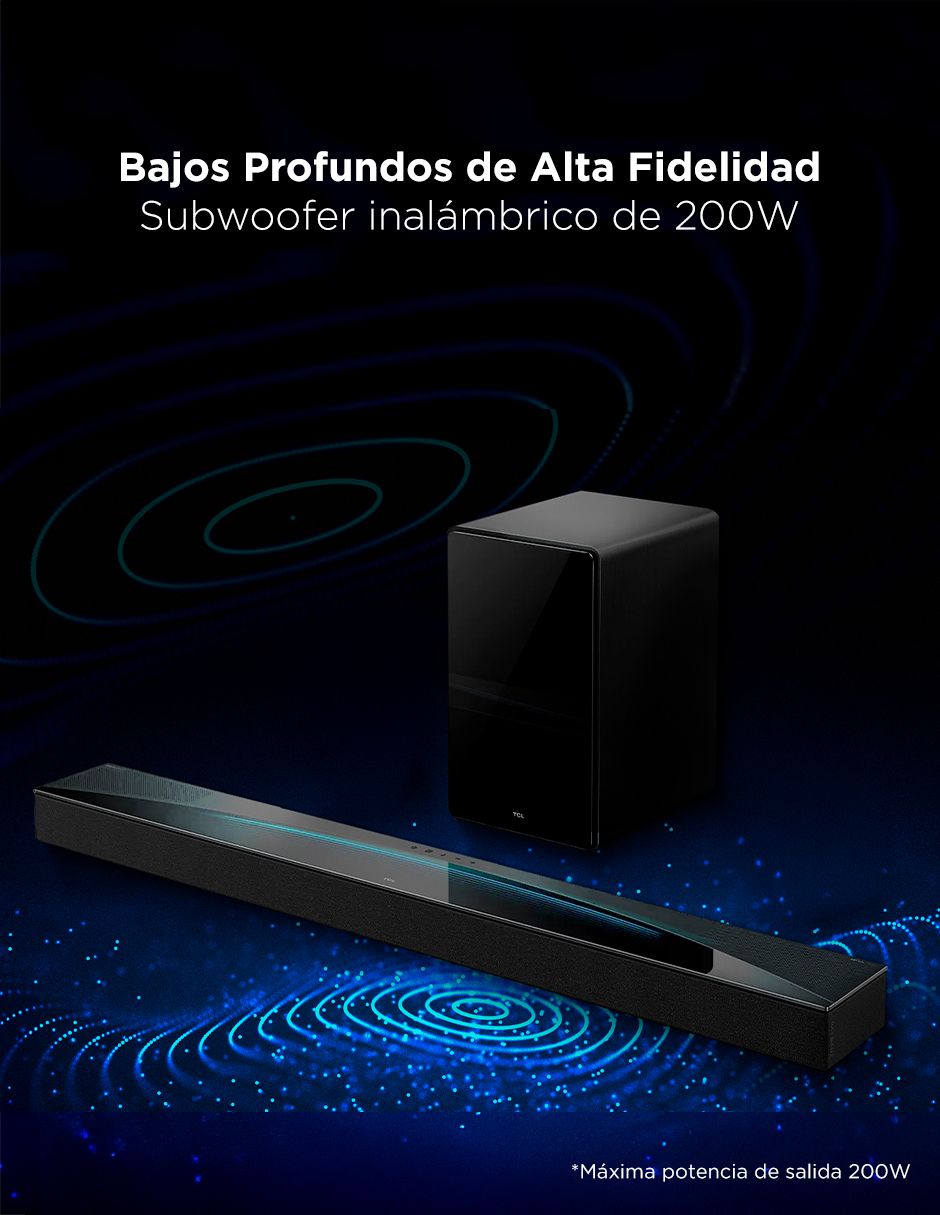 Barra de sonido Q75H con subwoofer Barra de sonido Q75H con subwoofer