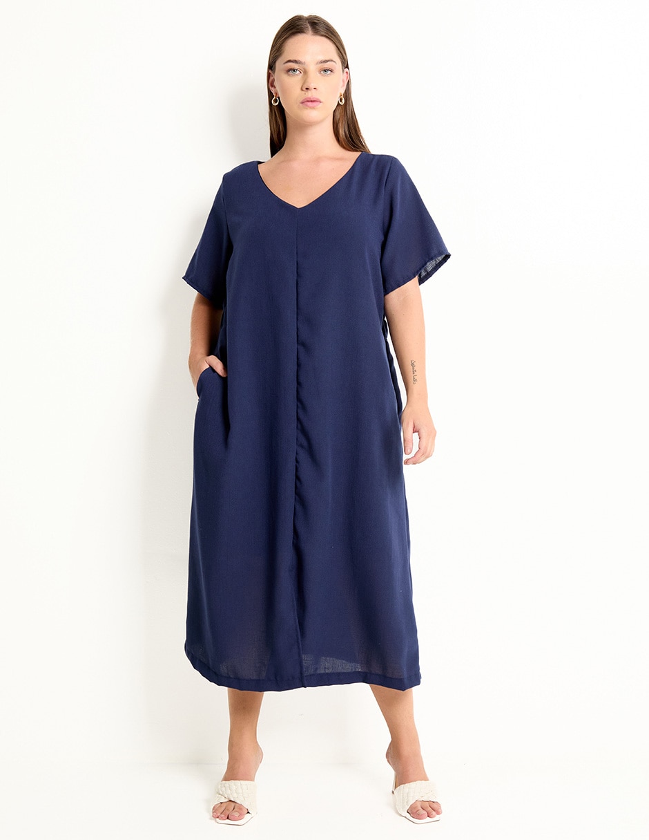 Vestido midi casual para mujer