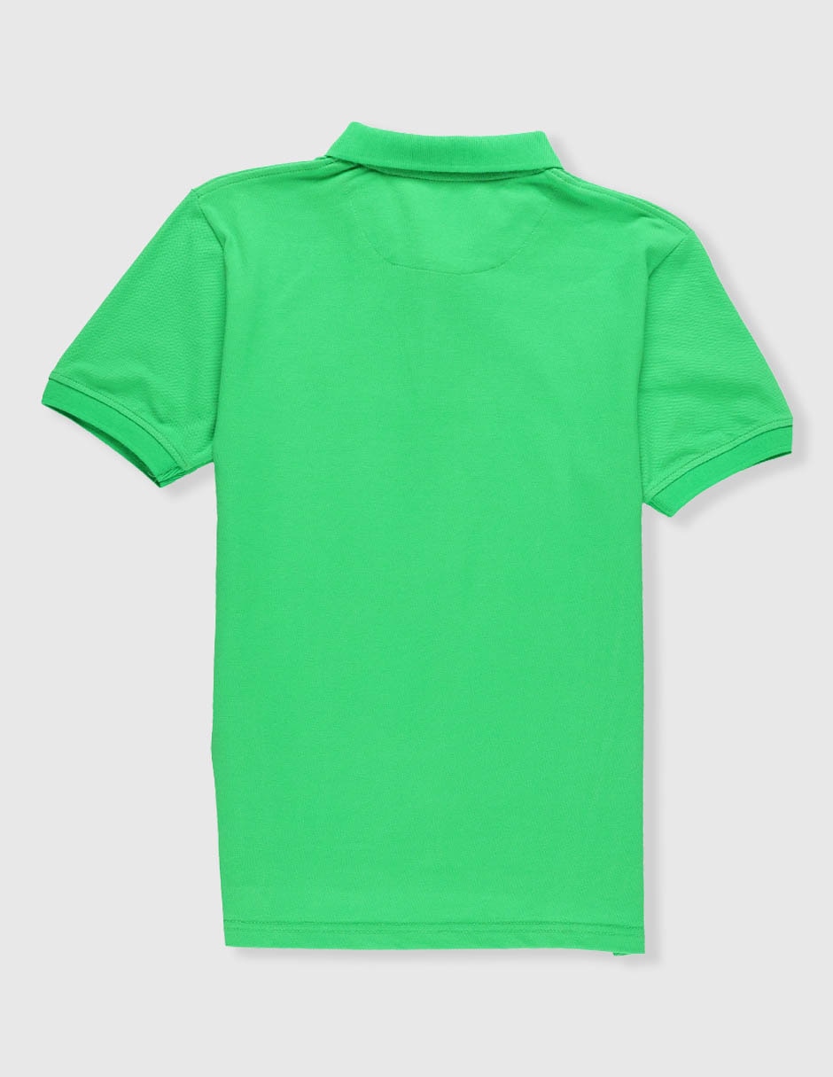 Playera tipo polo de algodón para niño 3