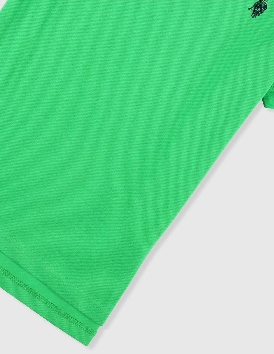 Playera tipo polo de algodón para niño 2