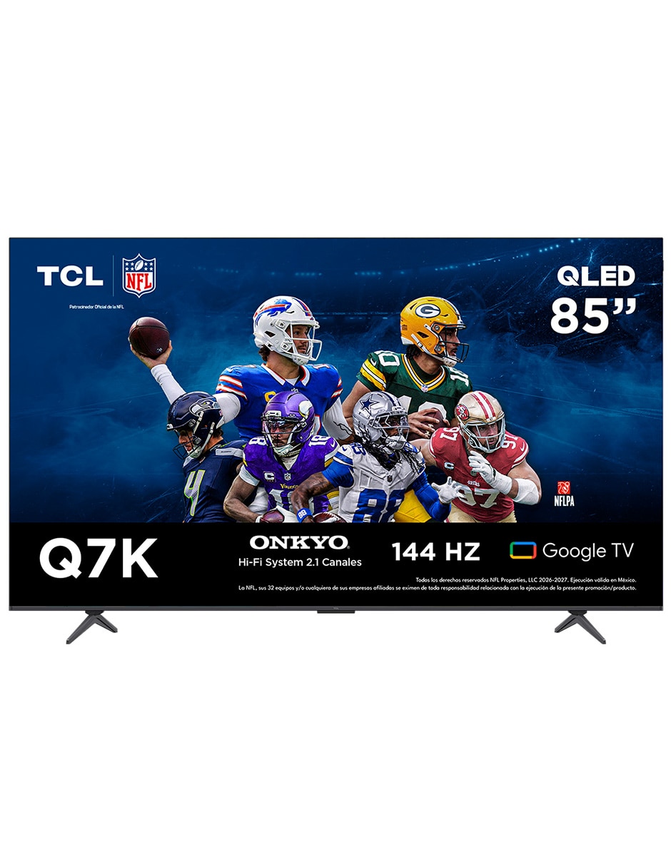 Pantalla qled de 85 pulgadas 4k/uhd 85q7k con google tv