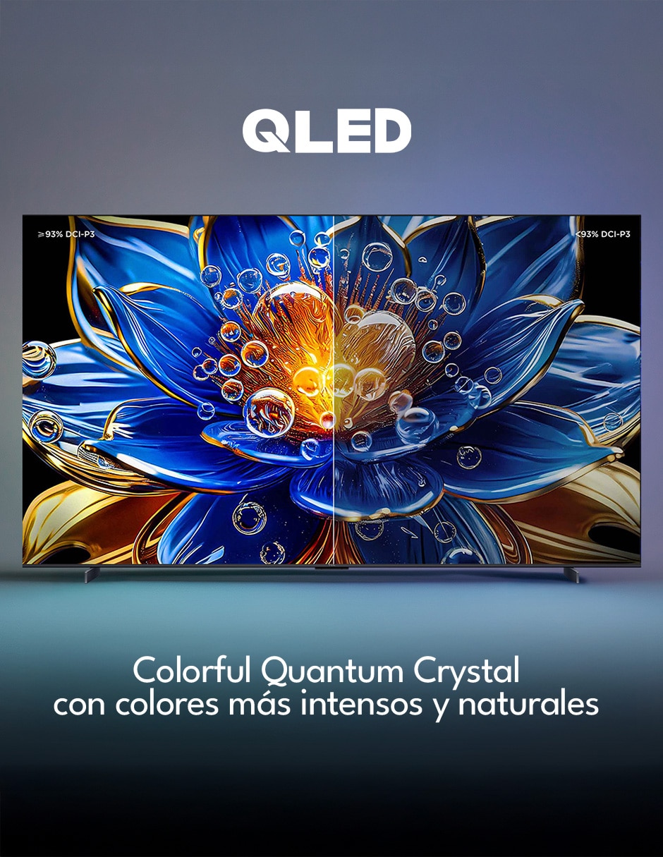 Pantalla qled de 85 pulgadas 4k/uhd 85q7k con google tv 5