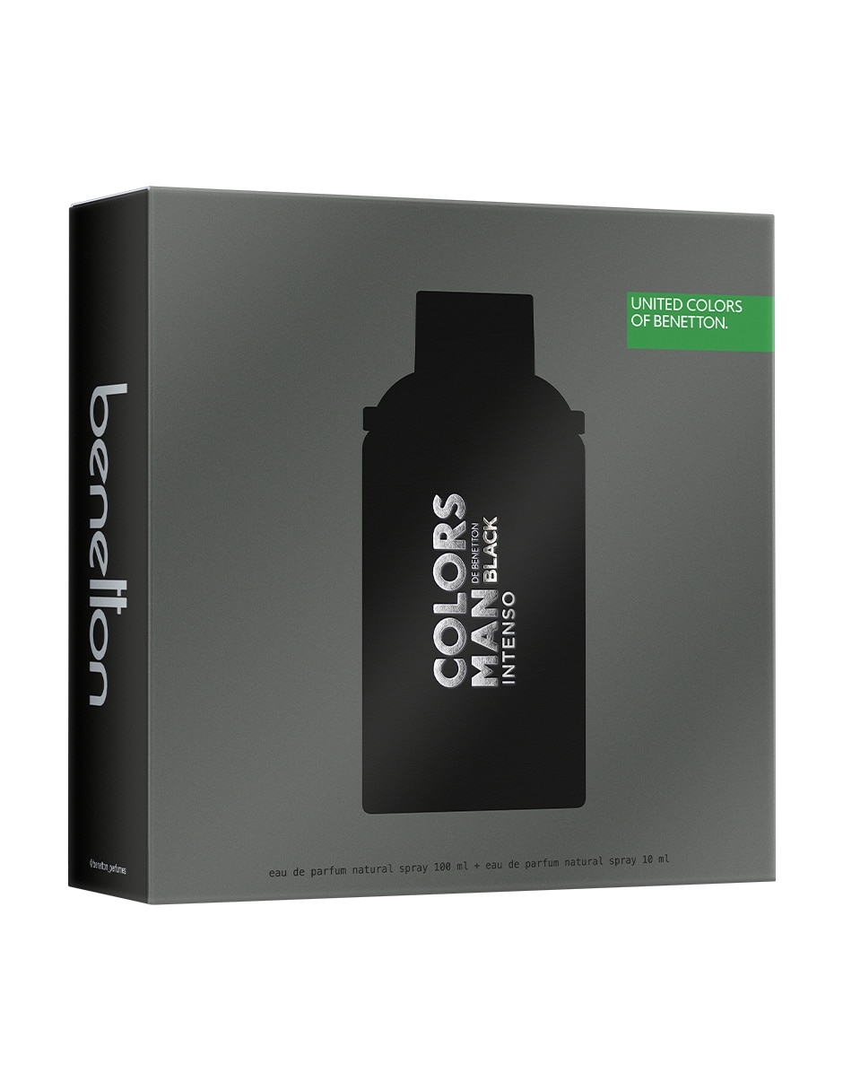 Set Eau de parfum Colors Man Black Intenso para hombre 3