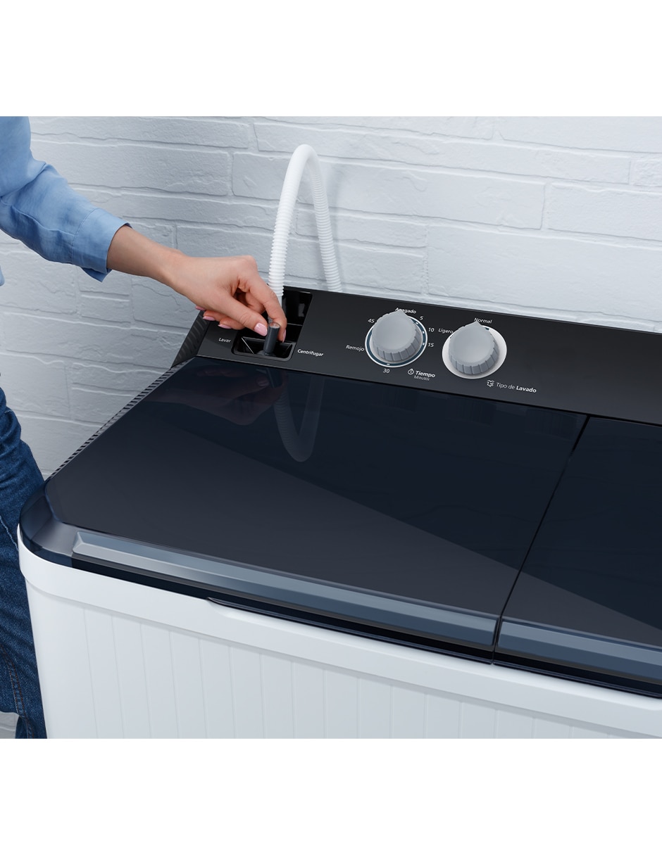 Lavadora 2 tinas 13 kg semiautomática carga superior lmdx3123hbab0