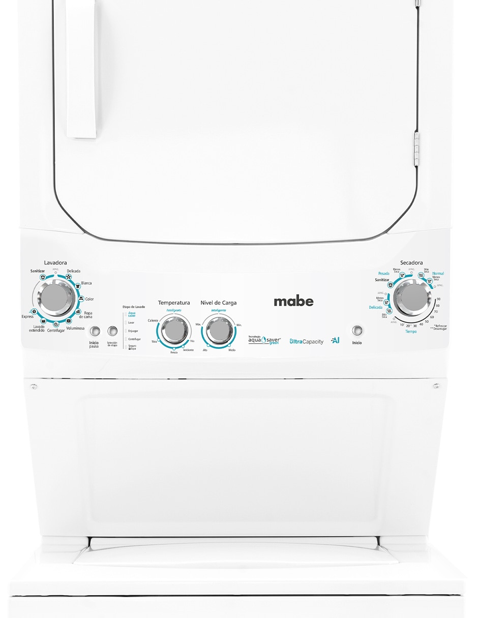 Centro de lavado Mabe gas/eléctrico 24 kg