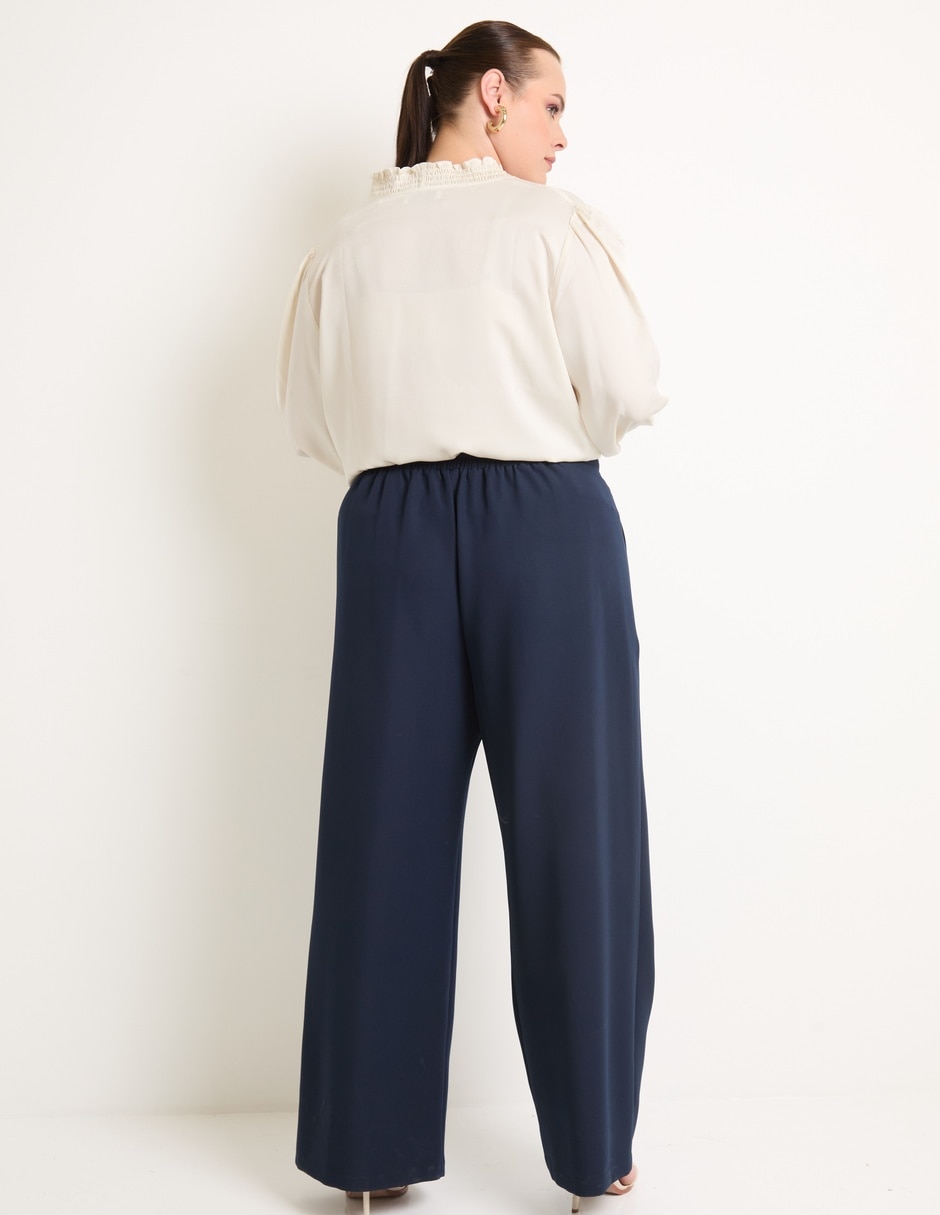 Pantalón relaxed amplio para mujer 4