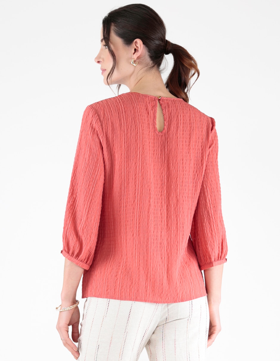 Blusa manga 3/4 para mujer 4