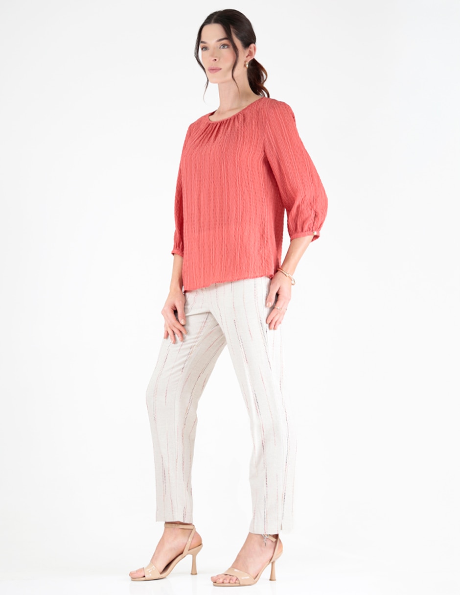 Blusa manga 3/4 para mujer 3