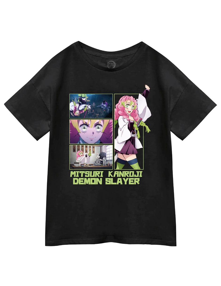 Playera Mitsuri Kanroji manga corta para niña