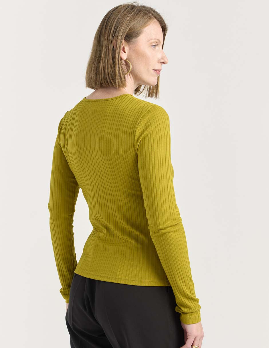 Blusa Liz& manga larga para mujer 5