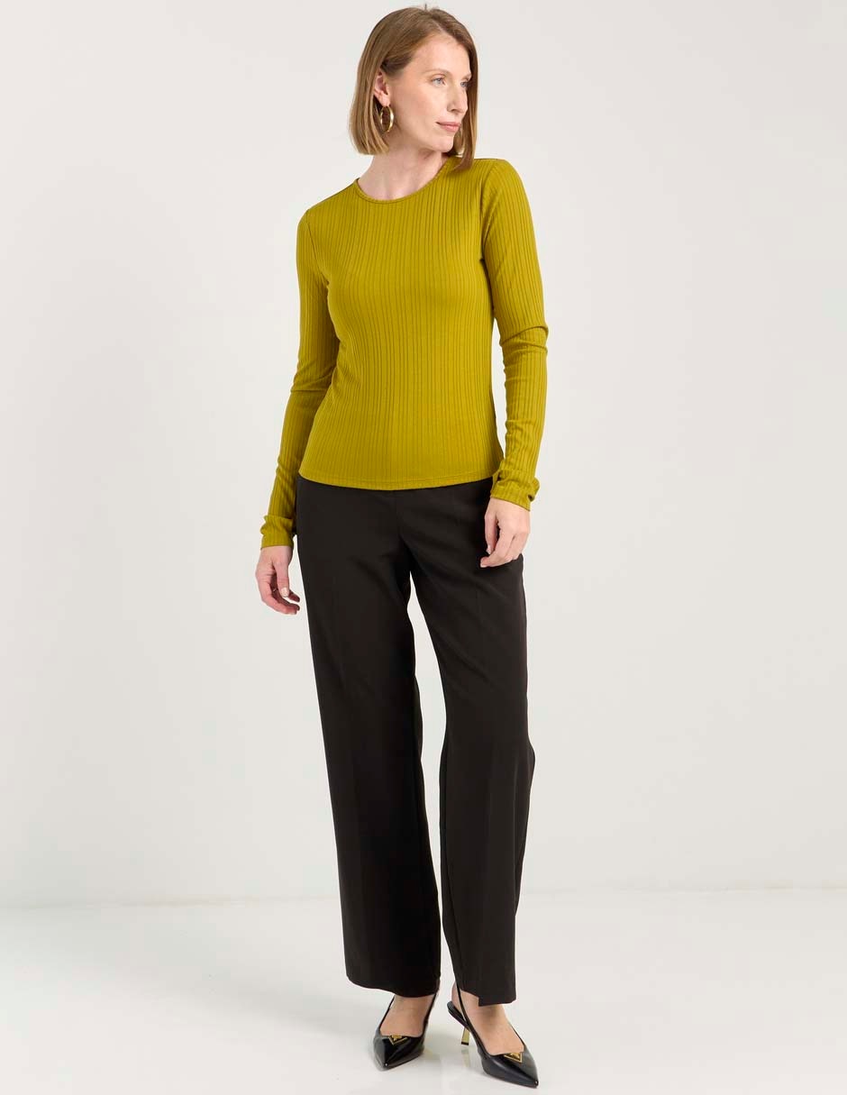 Blusa Liz& manga larga para mujer 6
