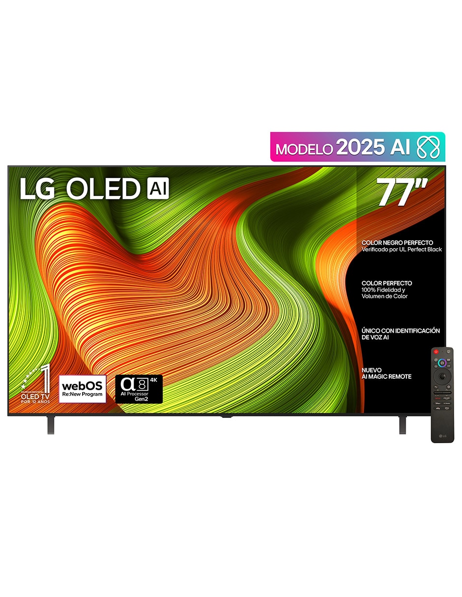Pantalla Lg OLED de 77 pulgadas 4K/UHD OLED77B5 con AI webOS