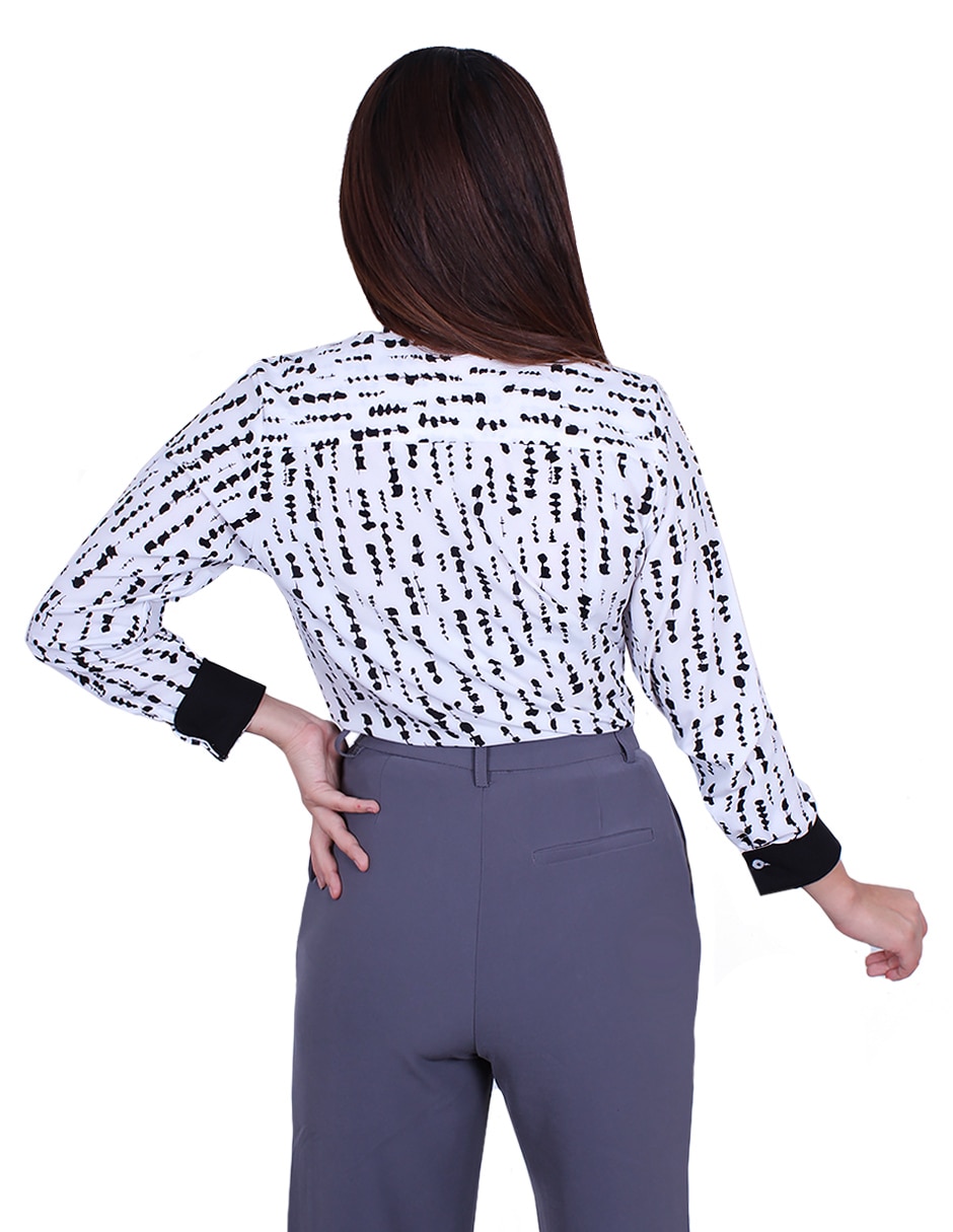 Blusa manga larga para mujer 6