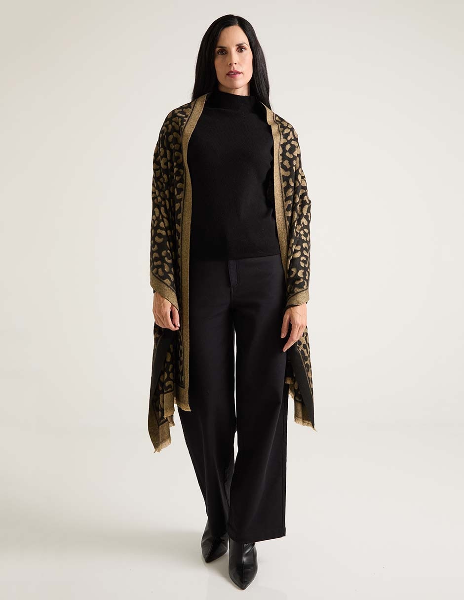 Chal estampado animal print 3
