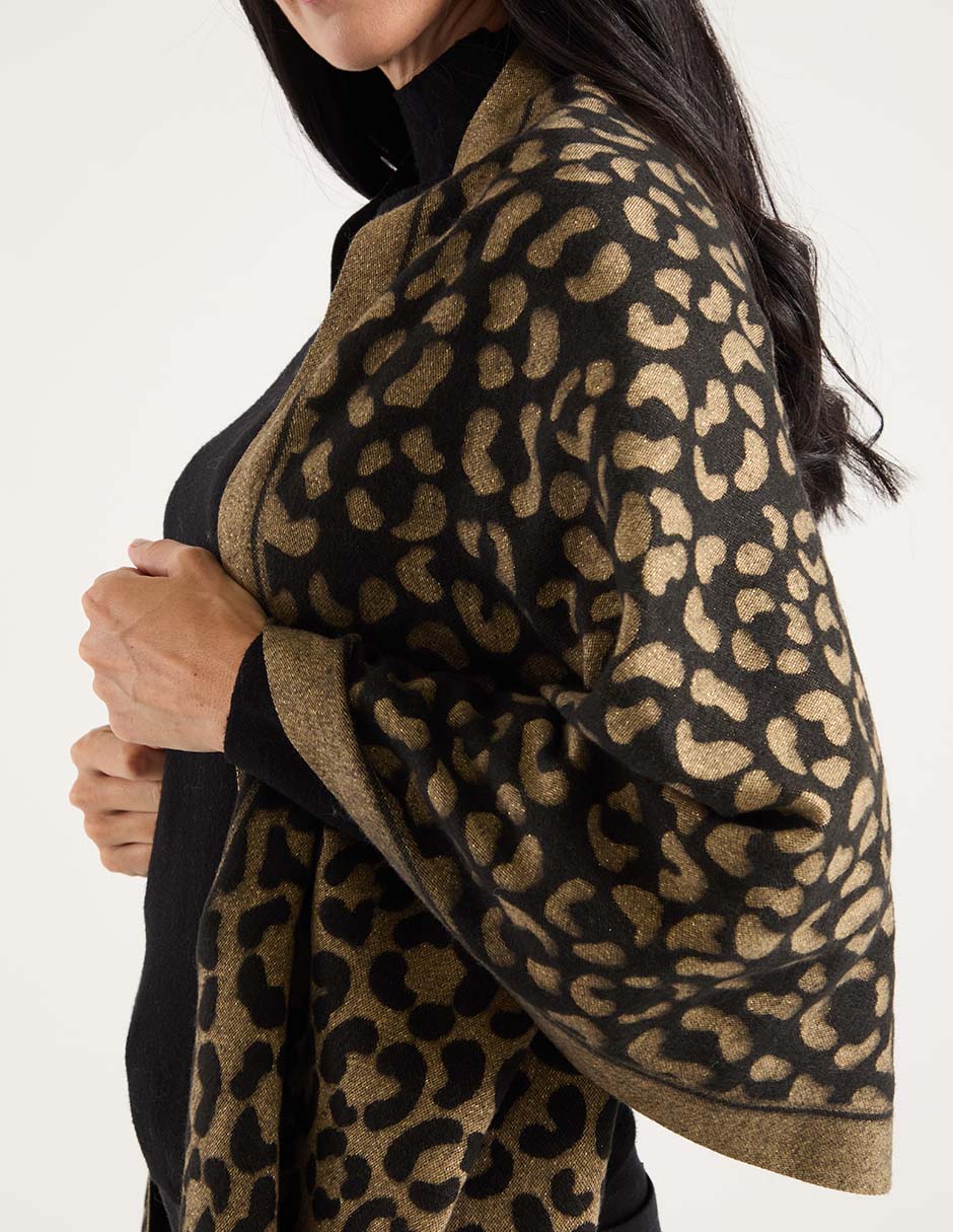 Chal estampado animal print 4