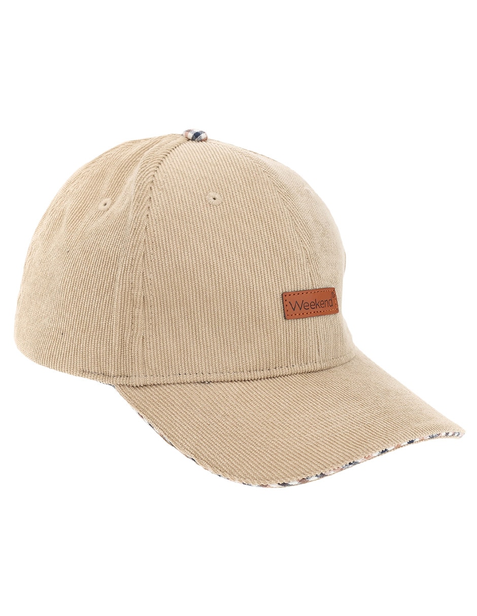 Gorra con visera semicurva hebilla para adulto