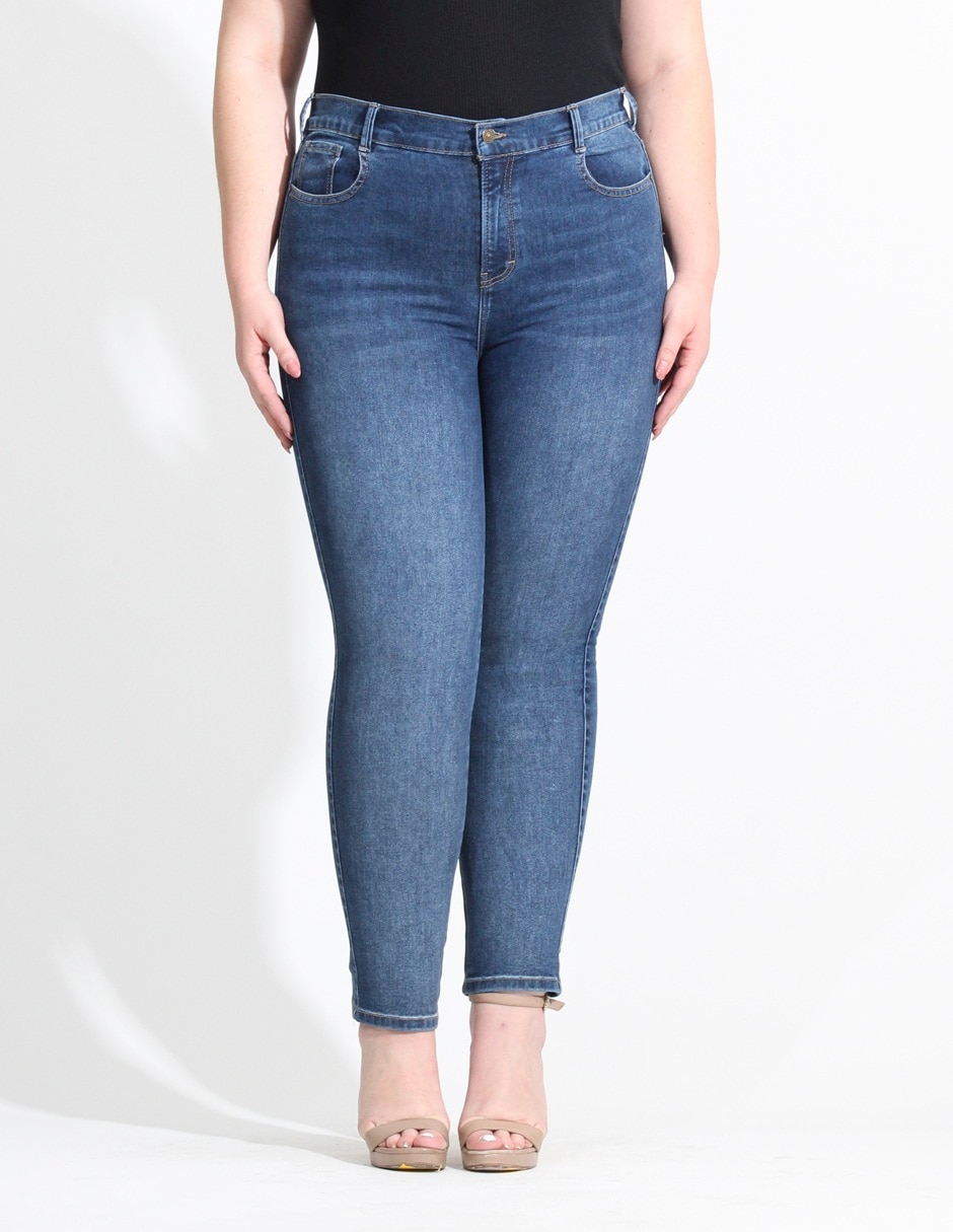 Jeans skinny corte cintura alta para mujer Jeans skinny corte cintura alta para mujer