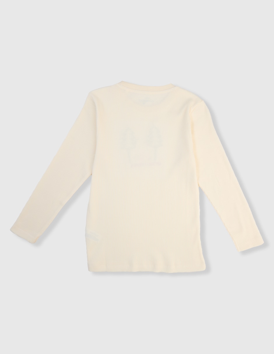 Playera manga larga para niño