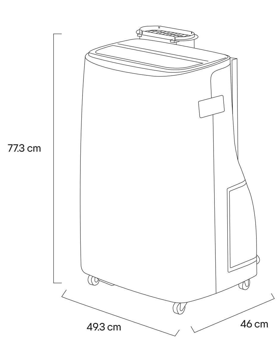 Aire acondicionado Frío 12000 BTU LP1225IVSM 115 V