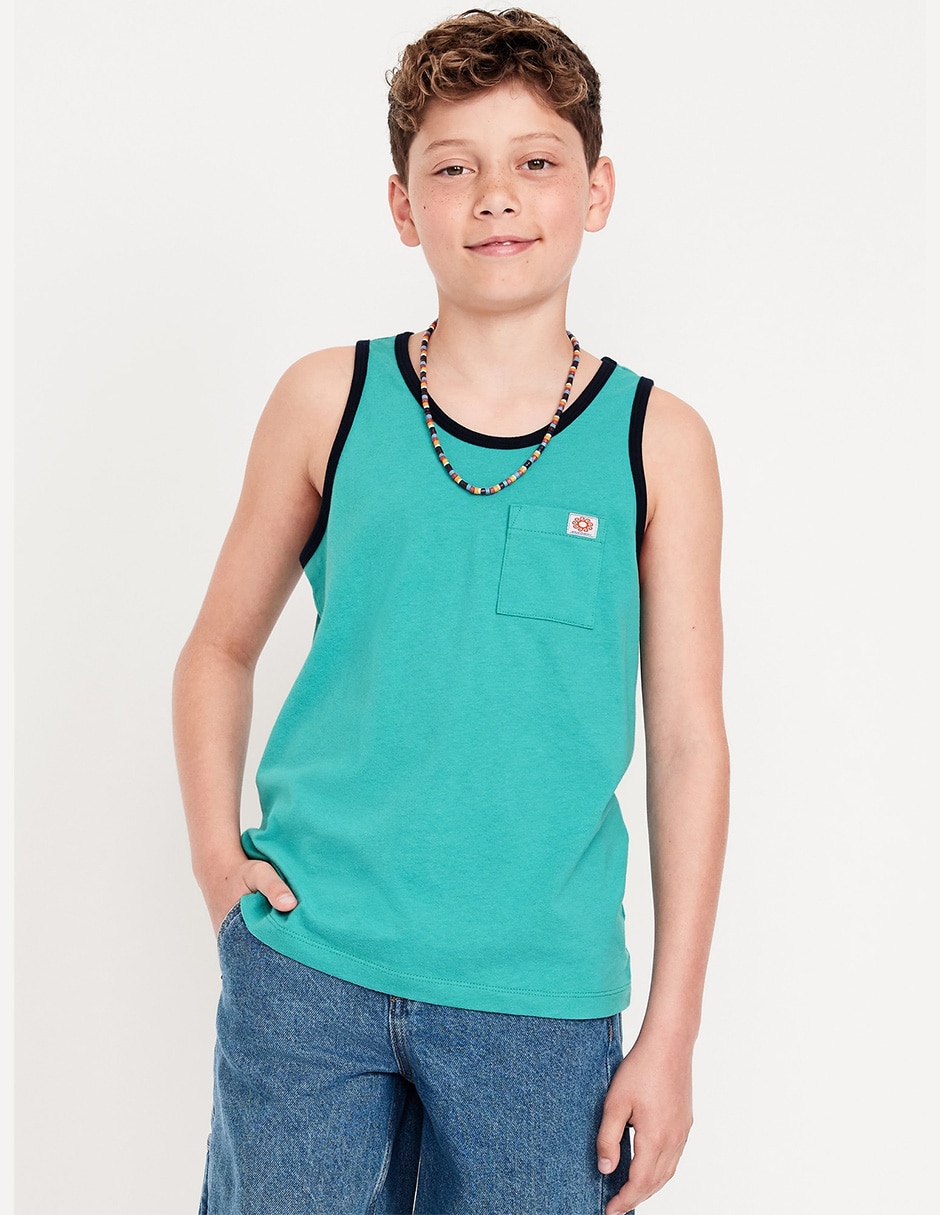 Playera sin manga para niño Playera sin manga para niño