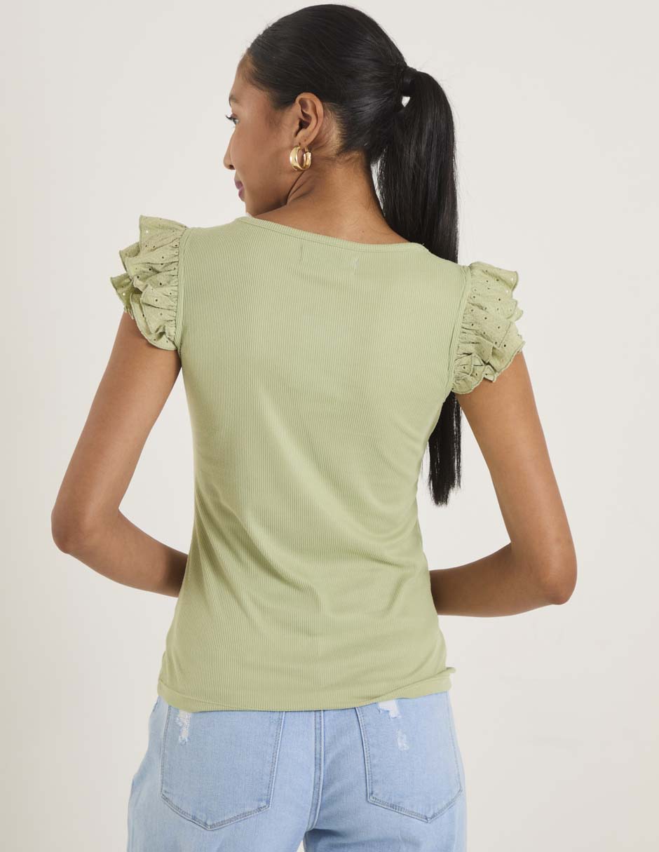 Blusa manga corta para mujer 2