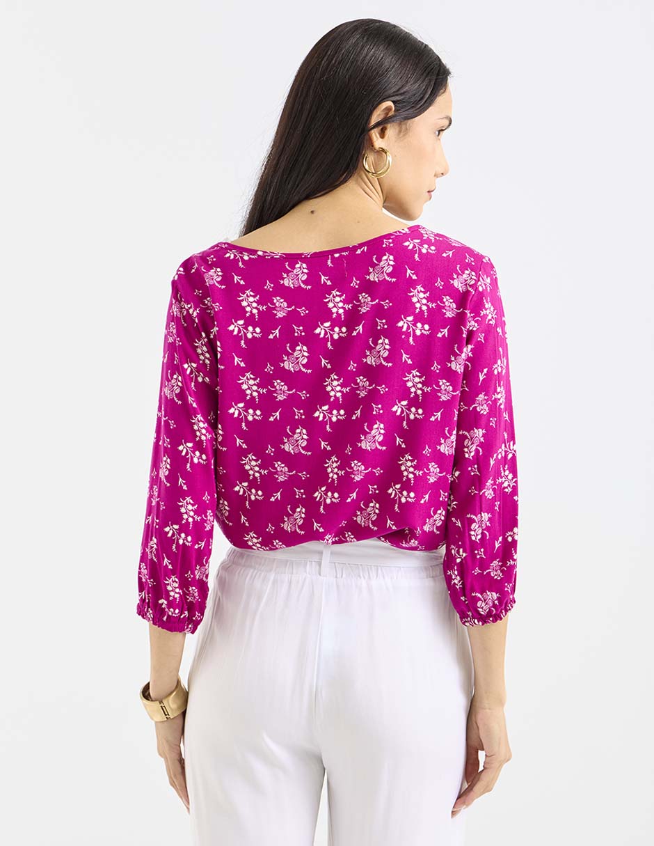 Blusa manga 3/4 para mujer 2