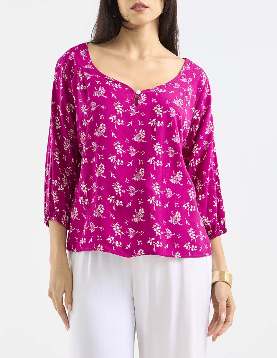 Blusa manga 3/4 para mujer 5