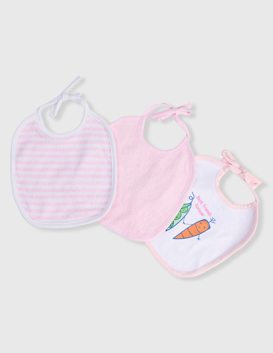 Set babero de algodón 3 piezas 6