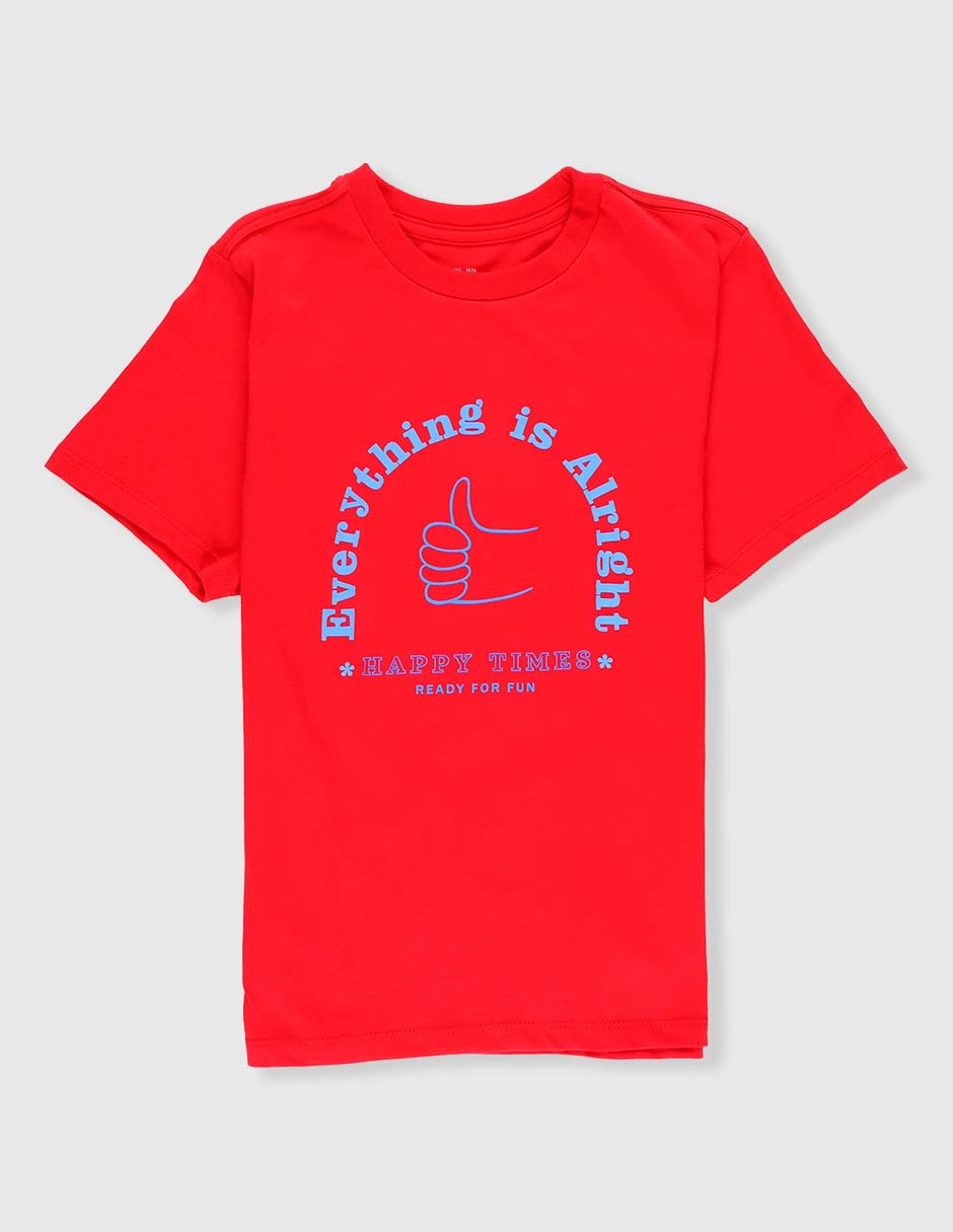 Playera manga corta para niño 1
