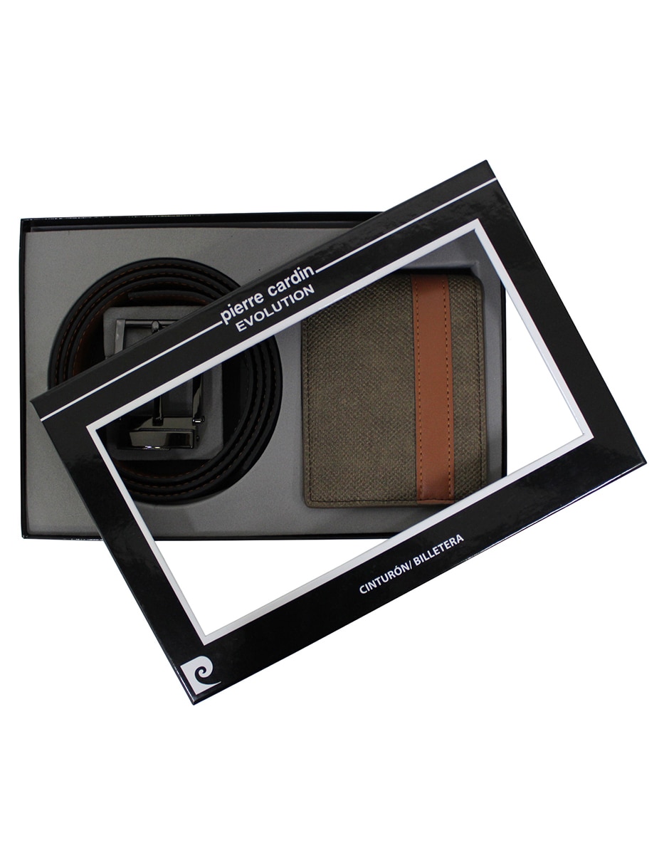 Set cinturón - cartera para hombre