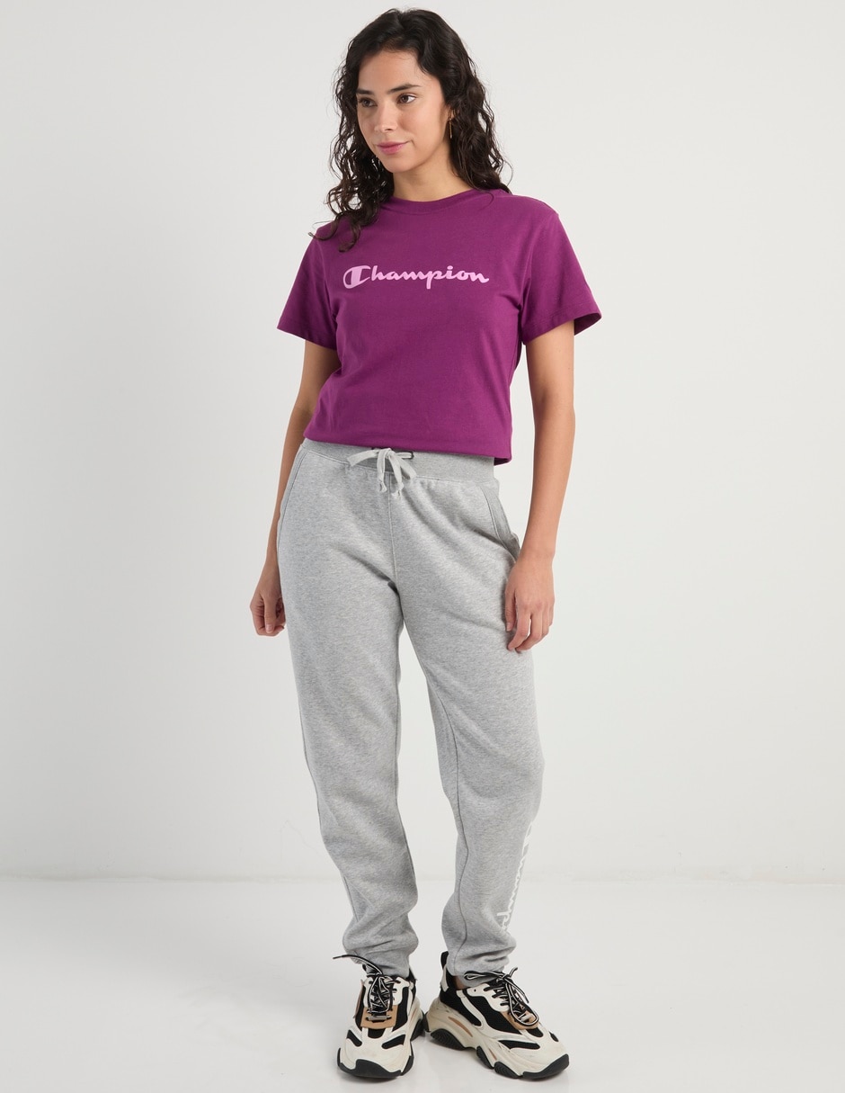 Playera manga corta Champion cuello redondo para mujer