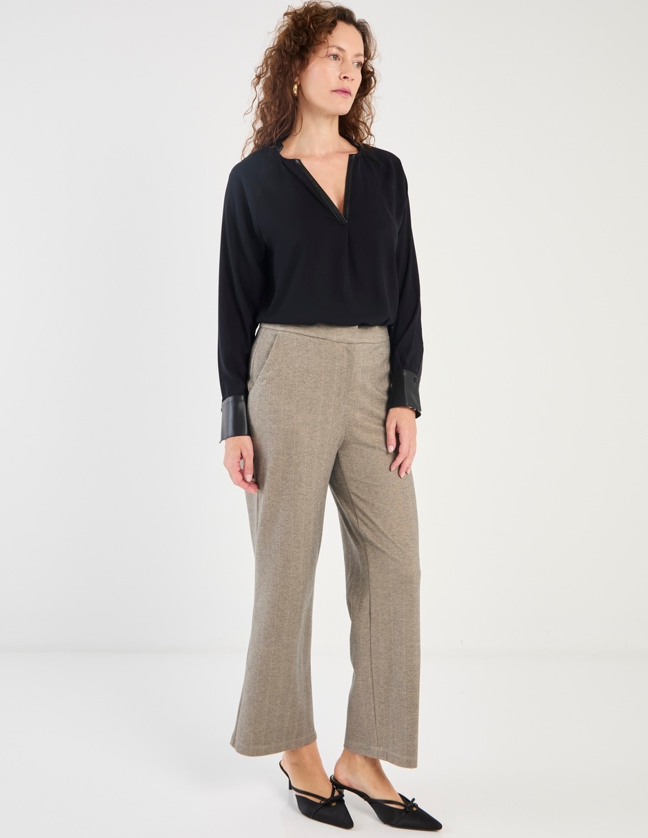 Blusa Liz&Co By Liz Claiborne manga larga para mujer