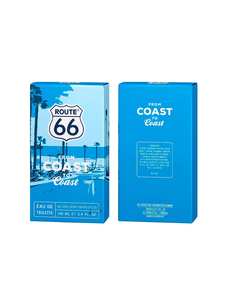 Eau de toilette Coast para hombre