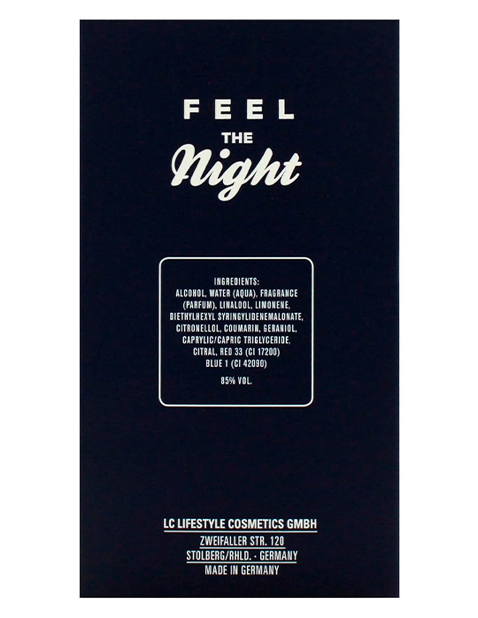 Eau de toilette Feel The Night para hombre
