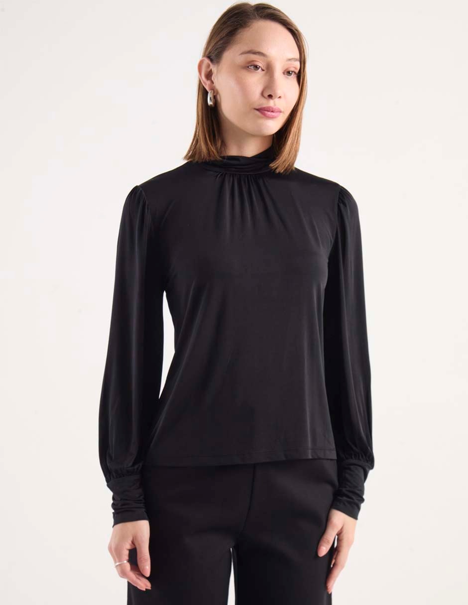 Blusa Liz& manga larga para mujer 1