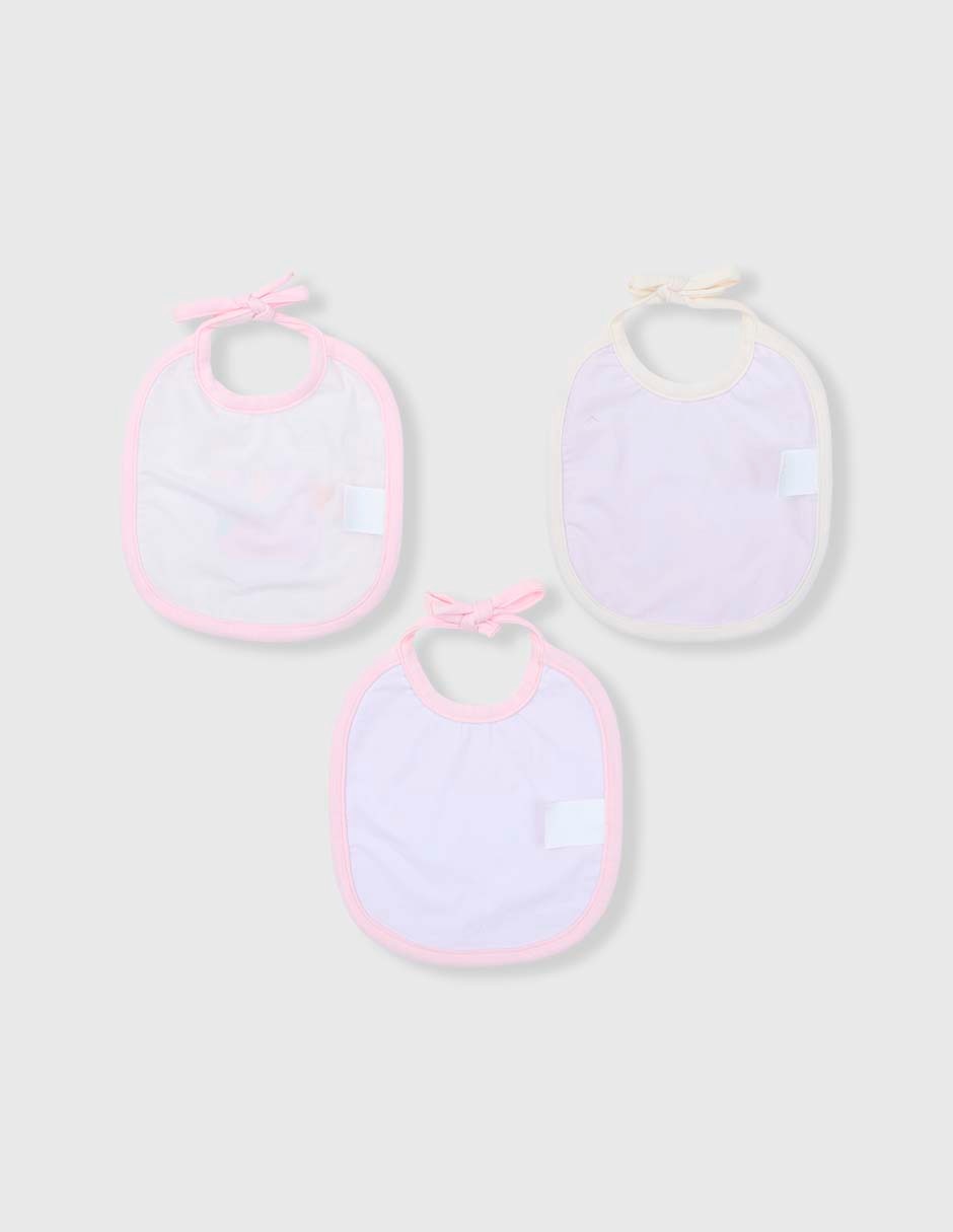 Set babero de algodón 3 piezas 2