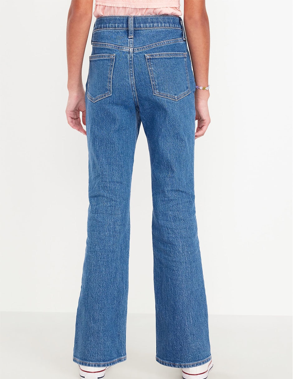 Jeans flare Old Navy 767094-001 lavado claro para niña