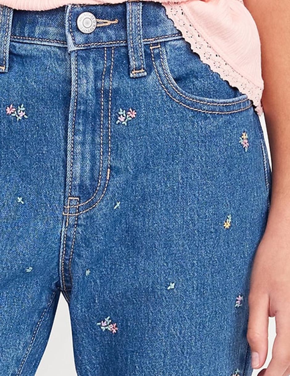 Jeans flare Old Navy 767094-001 lavado claro para niña