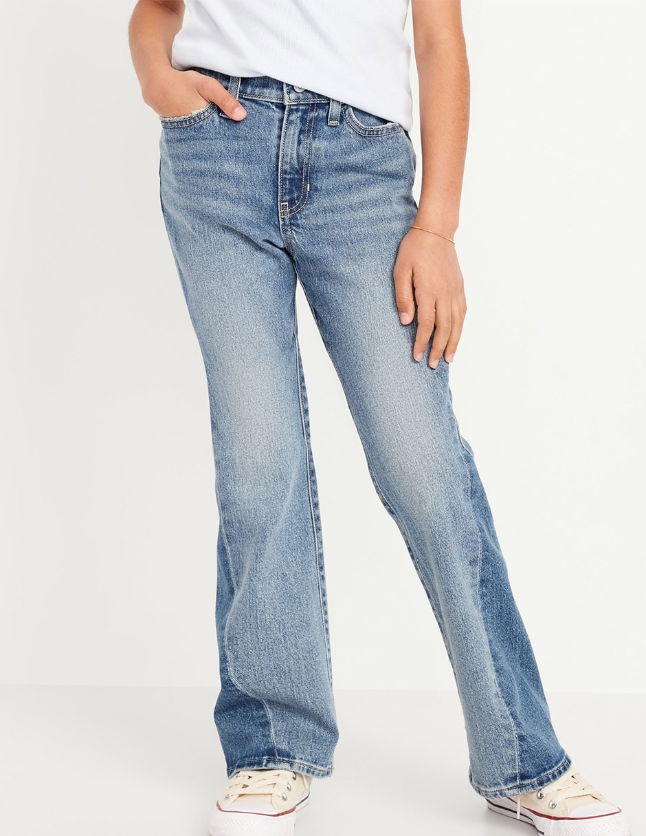 Jeans campana 767112-000 lavado claro para niña Jeans campana 767112-000 lavado claro para niña