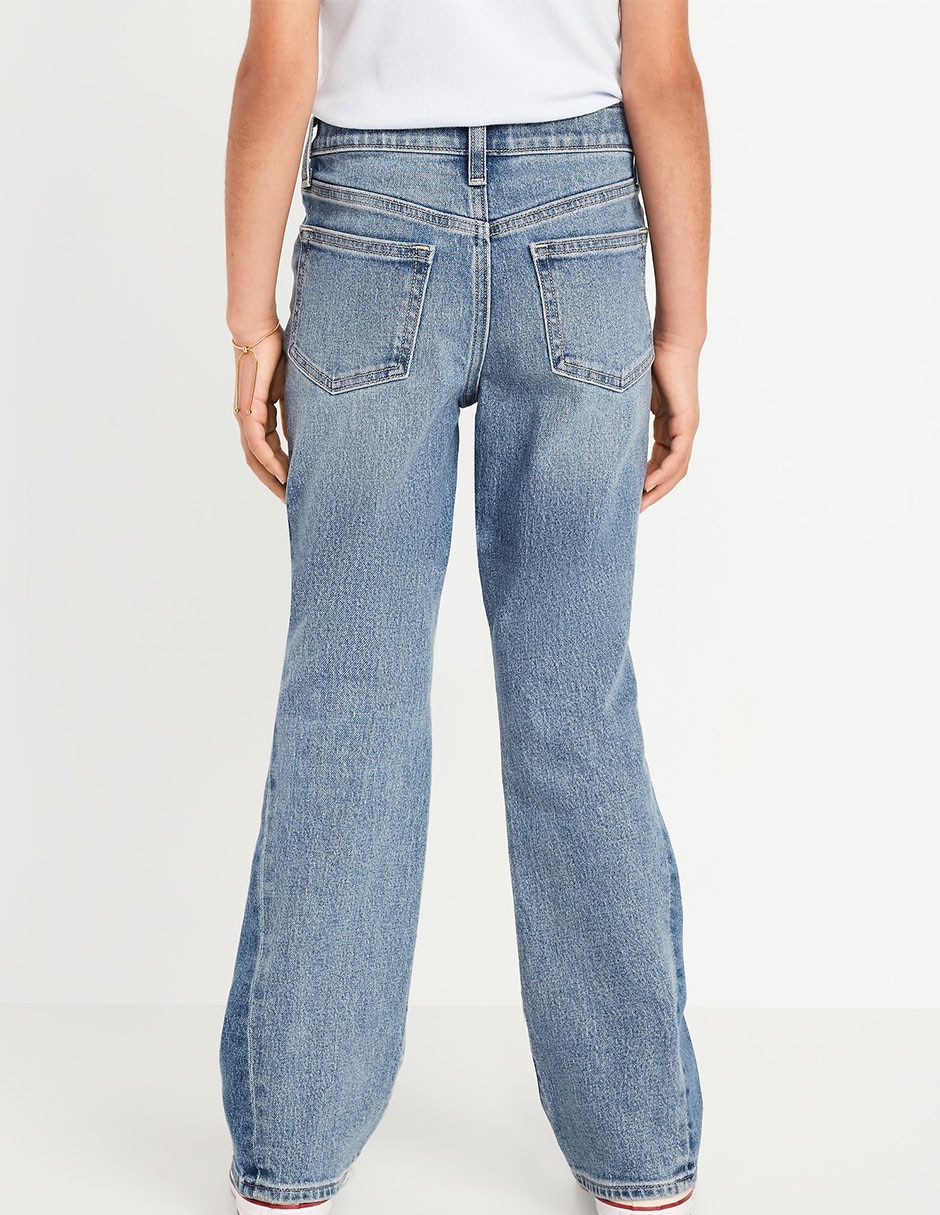 Jeans campana Old Navy 767112-000 lavado claro para niña