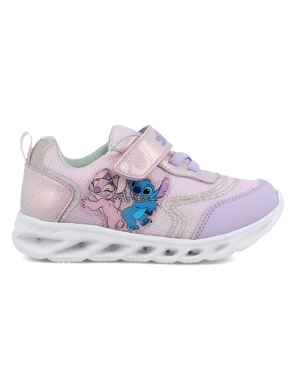 Tenis con luz para niña Stitch y Ángel 2